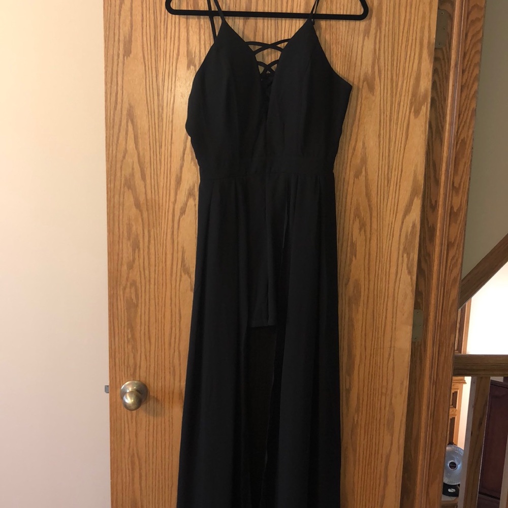 Black Maxi Romper